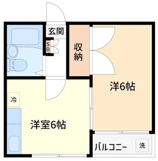 レジデンス東戸塚【2階】の間取り