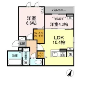 (仮)板橋区坂下1丁目PJ【2階】の間取り