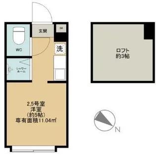 東京都豊島区長崎6【アパート】の間取り