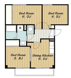 神奈川県厚木市船子【マンション】の間取り