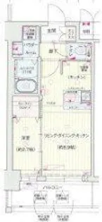 1LDKの間取り画像