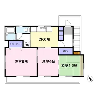 コーポK【2階】の間取り