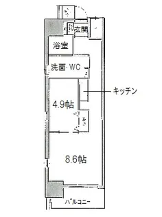ザ・テラス丸の内【10階】の間取り