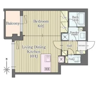 グランステージヒルズ旗の台【3階】の間取り
