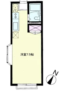 フラワーハイツパート5【1階】の間取り