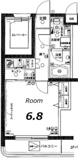 グリフィン・向ヶ丘遊園【5階】の間取り