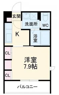 ハルホ東船橋【1階】の間取り