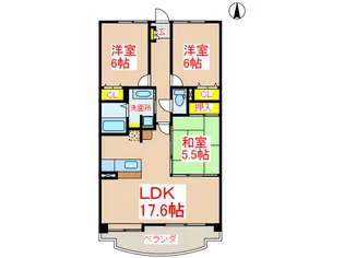 ISORA【3階】の間取り