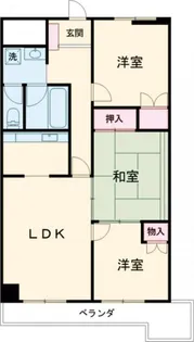 プライムガーデン【3階】の間取り