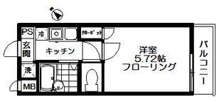 スカイガーデン蒲田【3階】の間取り