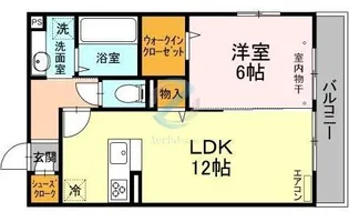 千葉県市川市福栄1【アパート】の間取り
