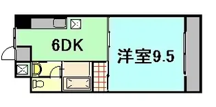 小西第3ビル【2階】の間取り