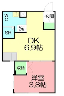 ヴィラ オペラ【1階】の間取り