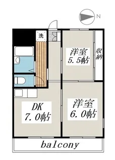 エクセレントひばりが丘B【1階】の間取り