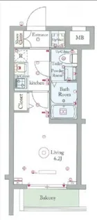東京都品川区戸越3【マンション】の間取り