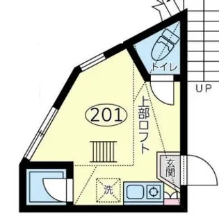 ミラベル横浜【2階】の間取り