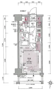 クレヴィア山吹神楽坂【2階】の間取り
