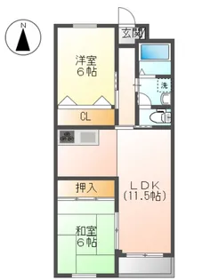 愛知県名古屋市北区清水3【マンション】の間取り