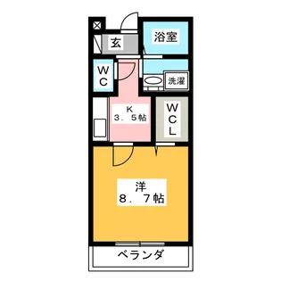 OCEAN稲永【4階】の間取り