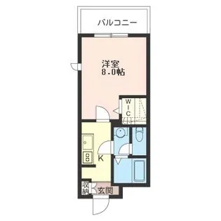 シャンテ フロイデ【1階】の間取り