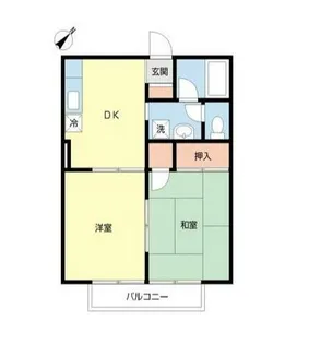 アサヒコーポI【2階】の間取り