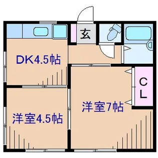HOUSE88 D棟【2階】の間取り