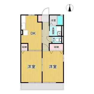 ハイムK【2階】の間取り