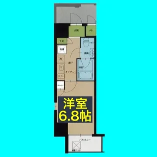 エルザビル名古屋駅前【7階】の間取り