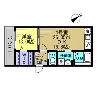 AJ西船橋【3階】の間取り