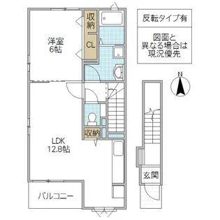 ニュー インプレス C【2階】の間取り