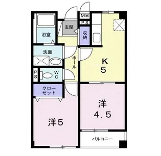 サクラ ヒルズ【2階】の間取り