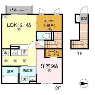 メゾン リノ【2階】の間取り