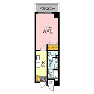 三記マンション杏【4階】の間取り