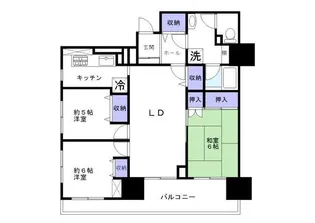 プリメール柳島【4階】の間取り