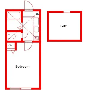 ヴィラテサン【1階】の間取り