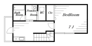 千葉県千葉市中央区白旗2【アパート】の間取り