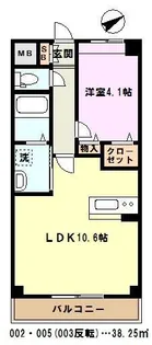 埼玉県川口市大字神戸【マンション】の間取り