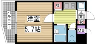 ランドマークシティ神戸西元町【6階】の間取り
