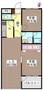 パルパステル【4階】の間取り
