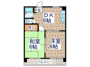 コナ-マンション【2階】の間取り