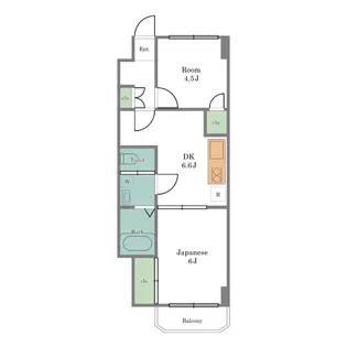 レジデンス池上【3階】の間取り