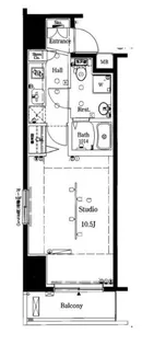 アーバイル日本橋小伝馬町【2階】の間取り