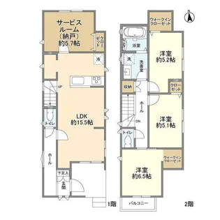 東京都国分寺市新町1【一戸建】の間取り
