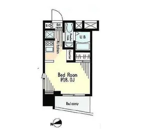 レジディア市谷薬王寺【9階】の間取り