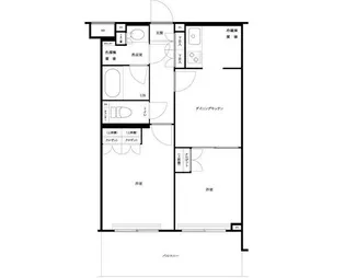 ルーブル大森西【2階】の間取り