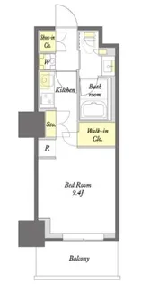 プライムメゾン板橋【7階】の間取り