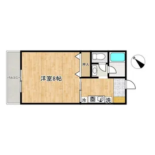 ウッディハウス【2階】の間取り