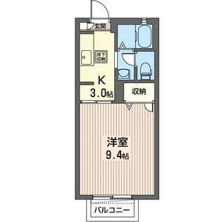 サンライズG【1階】の間取り
