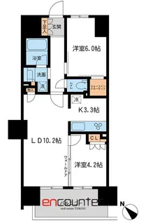 BLESS宮崎台【12階】の間取り