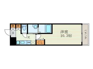 アルティス西京極【4階】の間取り